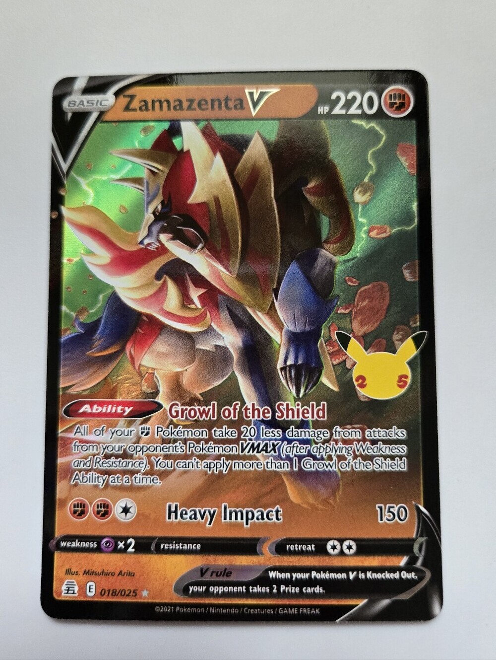 Zamazenta V #18 | Pokemon Celebrations